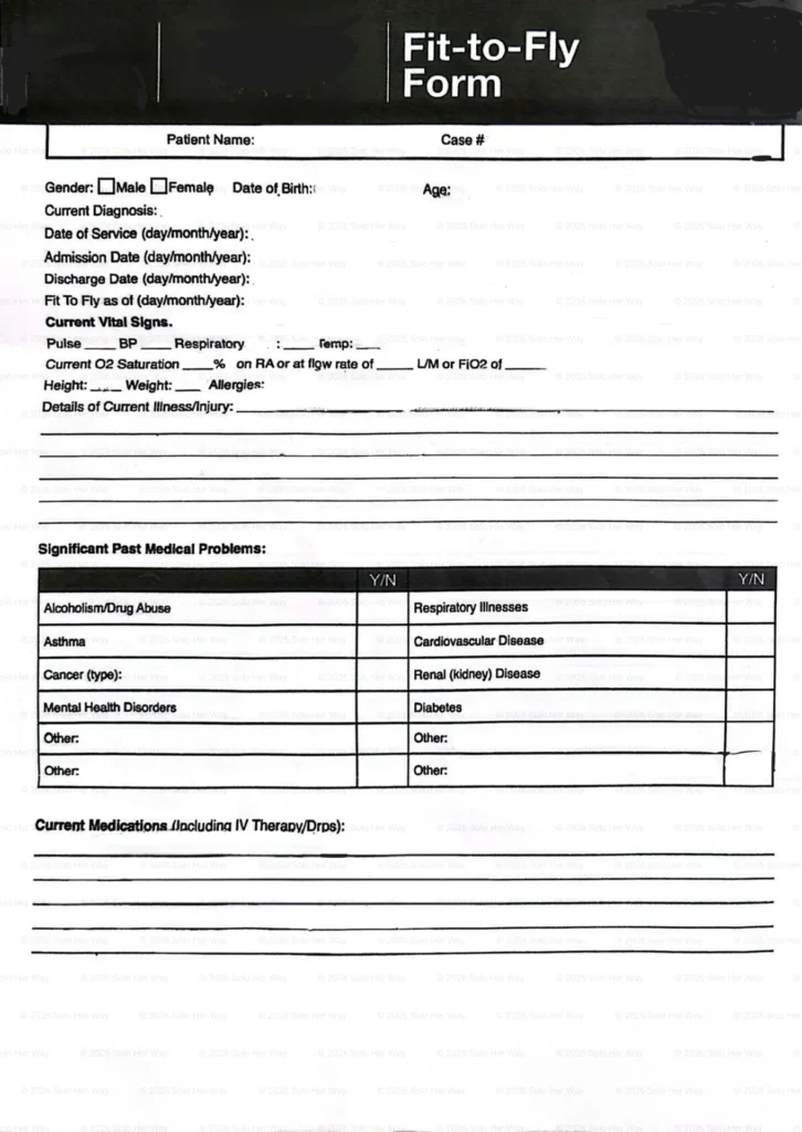 How To Handle Medical Bills and Insurance Abroad: What Every Traveler Needs To Know 5 Fit to Fly Medical Clearance Form Template
