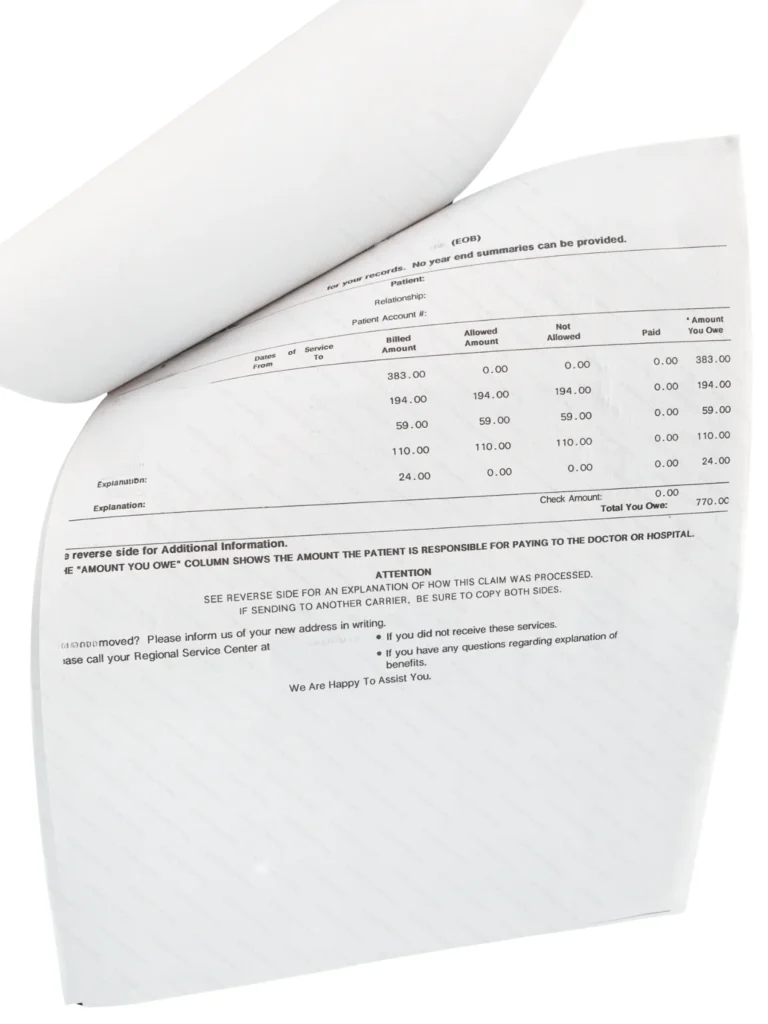 How To Handle Medical Bills and Insurance Abroad: What Every Traveler Needs To Know 6 Medical Billing Statement and Insurance Summary Document
